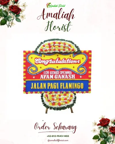 Bunga Papan Congratulation di Manulai Ii